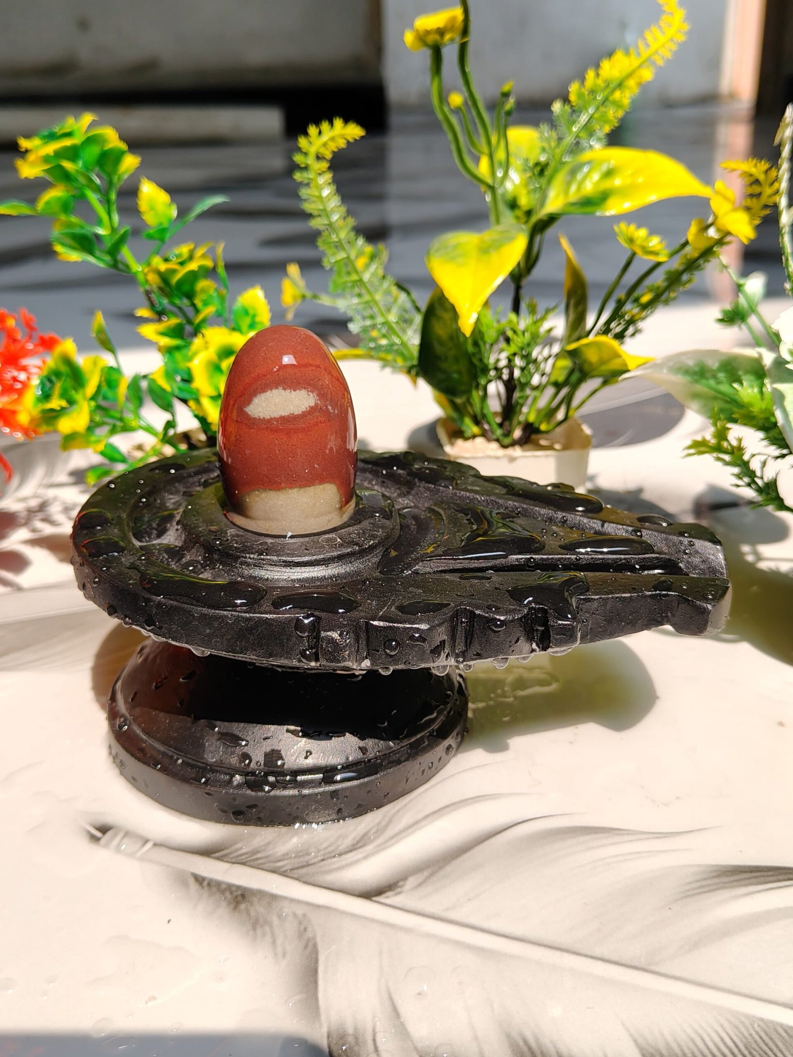 3 inch Shivling 6 inch jiladhri