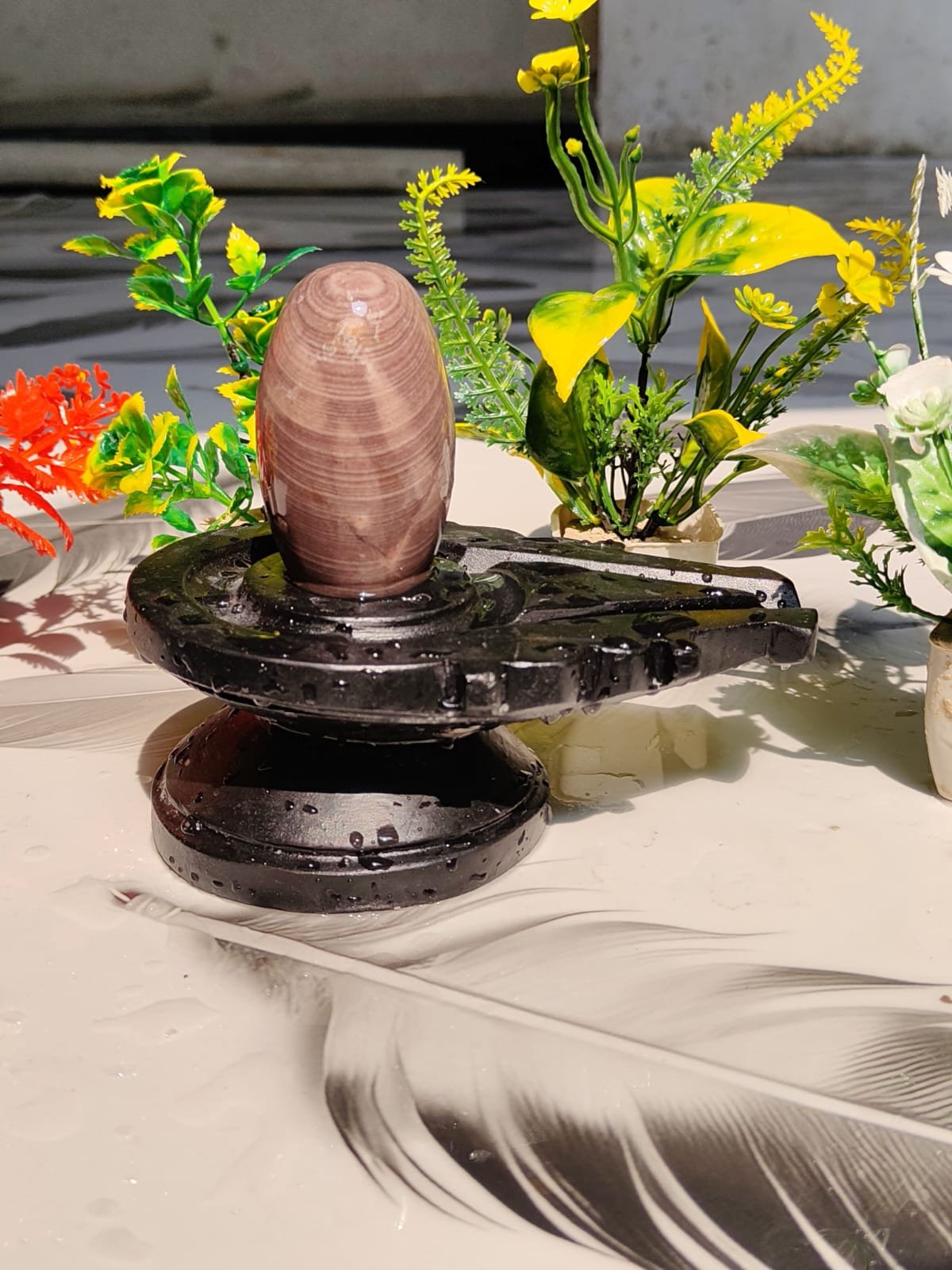 3 inch Shivling 6 inch jiladhri