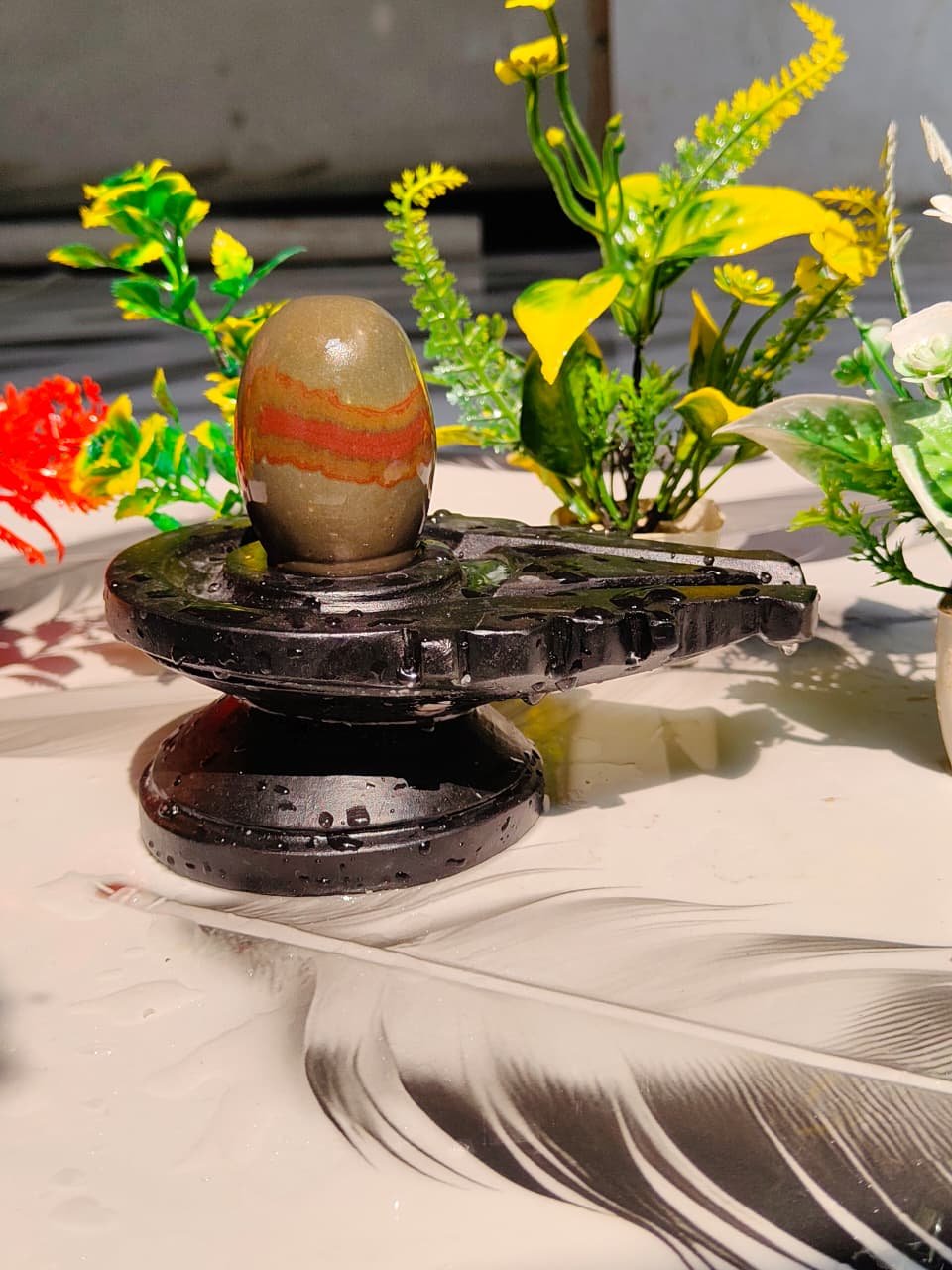 3 inch Shivling 6 inch jiladhri