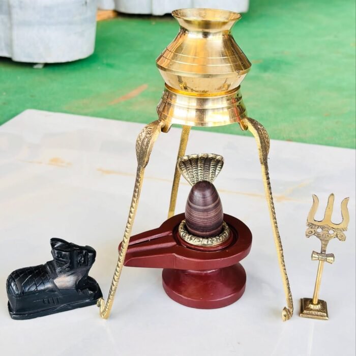 2 Inch Full Set with Narmadeshwar Stone Base