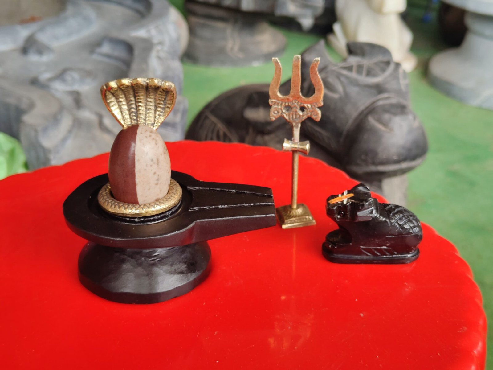 2 inch Ardhanarishwar shivling with 4 inch Jaladhari